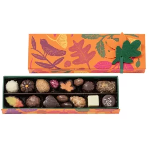 Petite boite longue chocolats d’automne