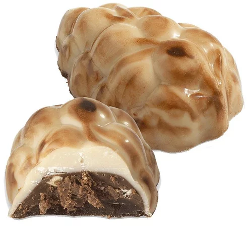 Grappe au praliné et chocolat marbré