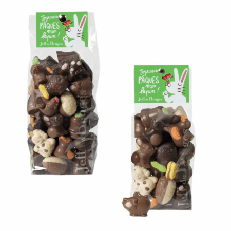 Sachet animaux de Pâques fourrés 400g