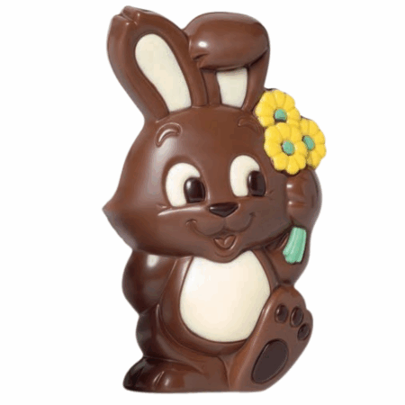 Lapin Daisy en chocolat au lait 175g
