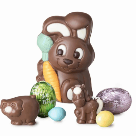 Lapin Gaby en chocolat au lait 40g avec garnissage